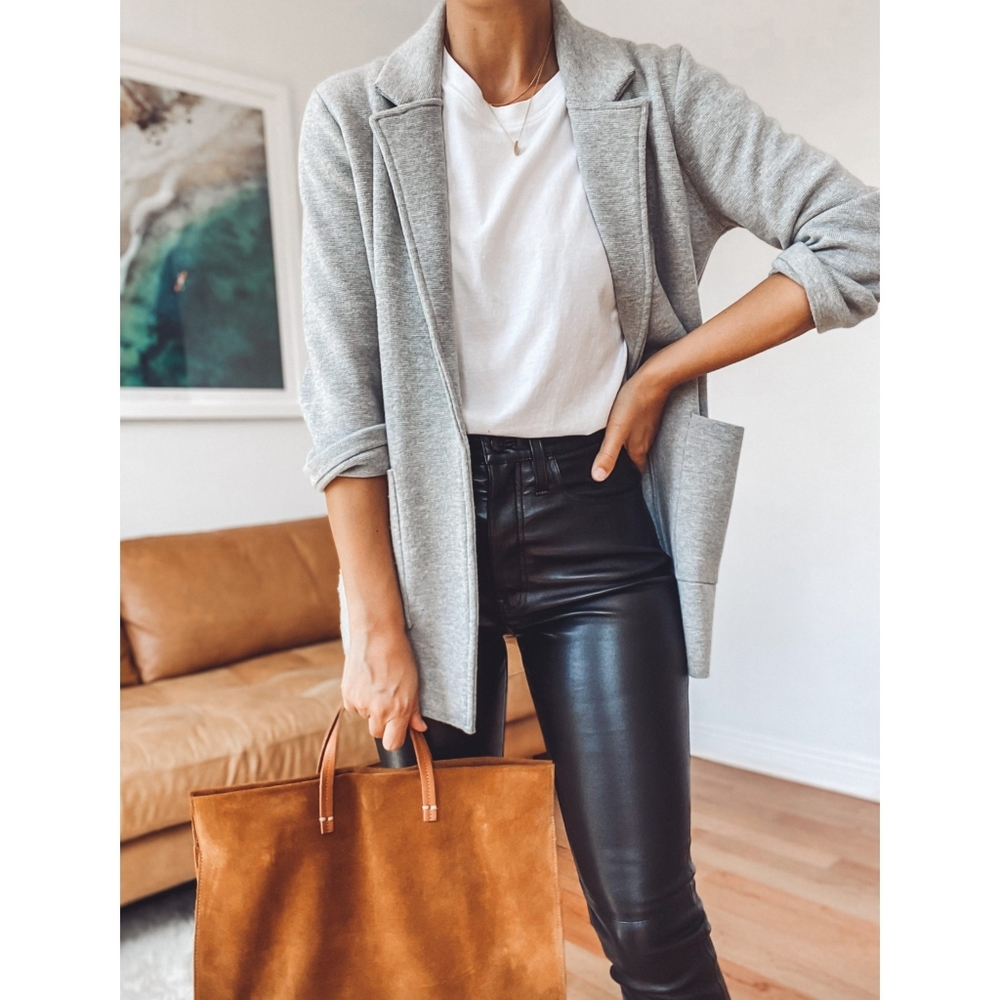 J. Crew Sophie cardigan blazer, XS, grey